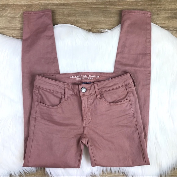 American Eagle Outfitters Pants - [AEO] Women’s Sateen Jegging size 4 Buff Gloss